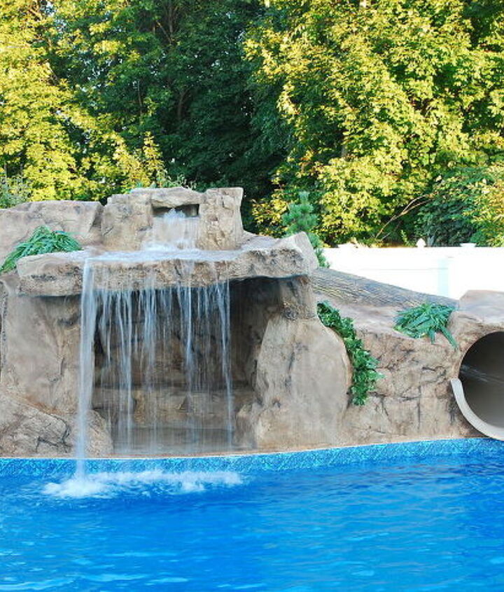Pool Designs With Slides And Waterfalls. Unique Water Slides Pool ... Pool Designs With Slides And Waterfalls. Unique Water Slides Pool ...